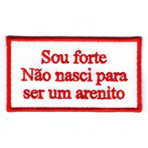 Sou forte, não nasci para ser um arenito
